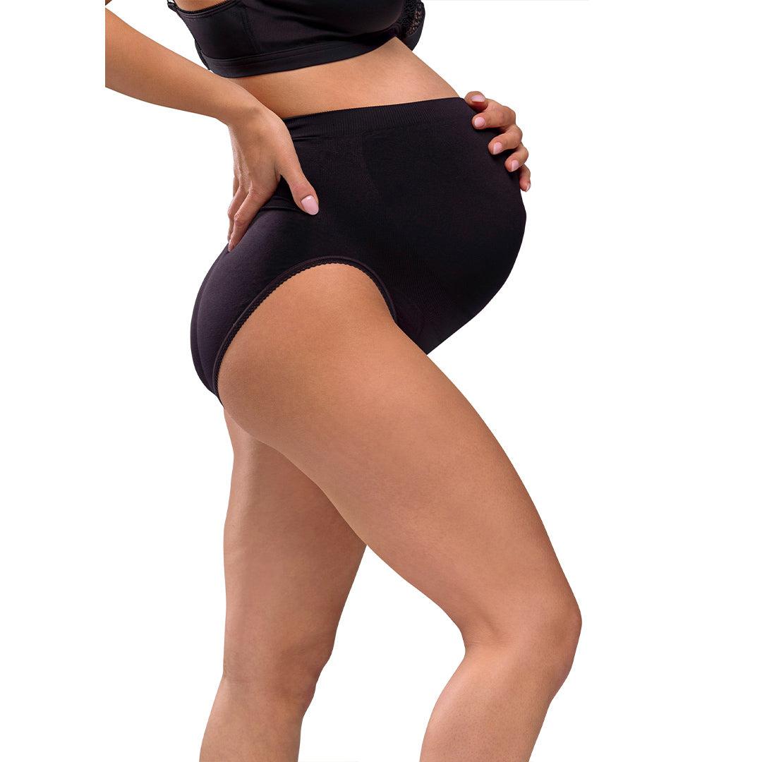 Set of 3 Maxi seamless pregnancy panties Organic natural