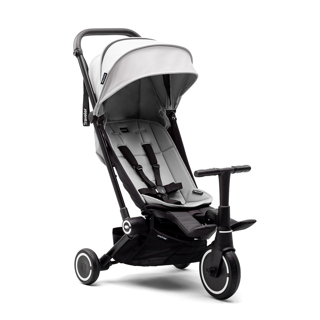 smarTrike Traveler Active Stroller Silver White Natural Baby Shower