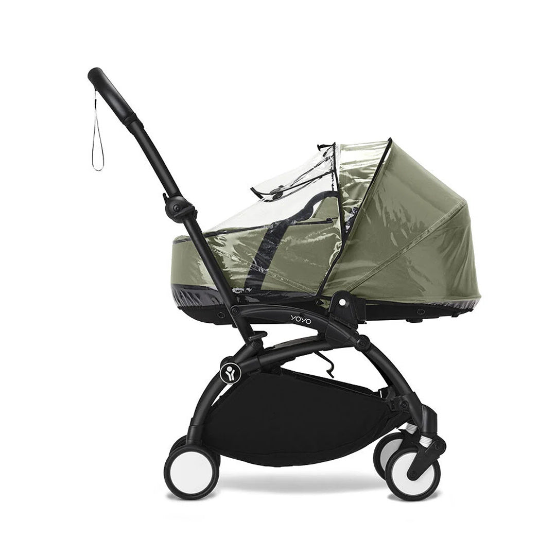 Stokke YOYO Newborn Shell Raincover Black Natural Baby Shower