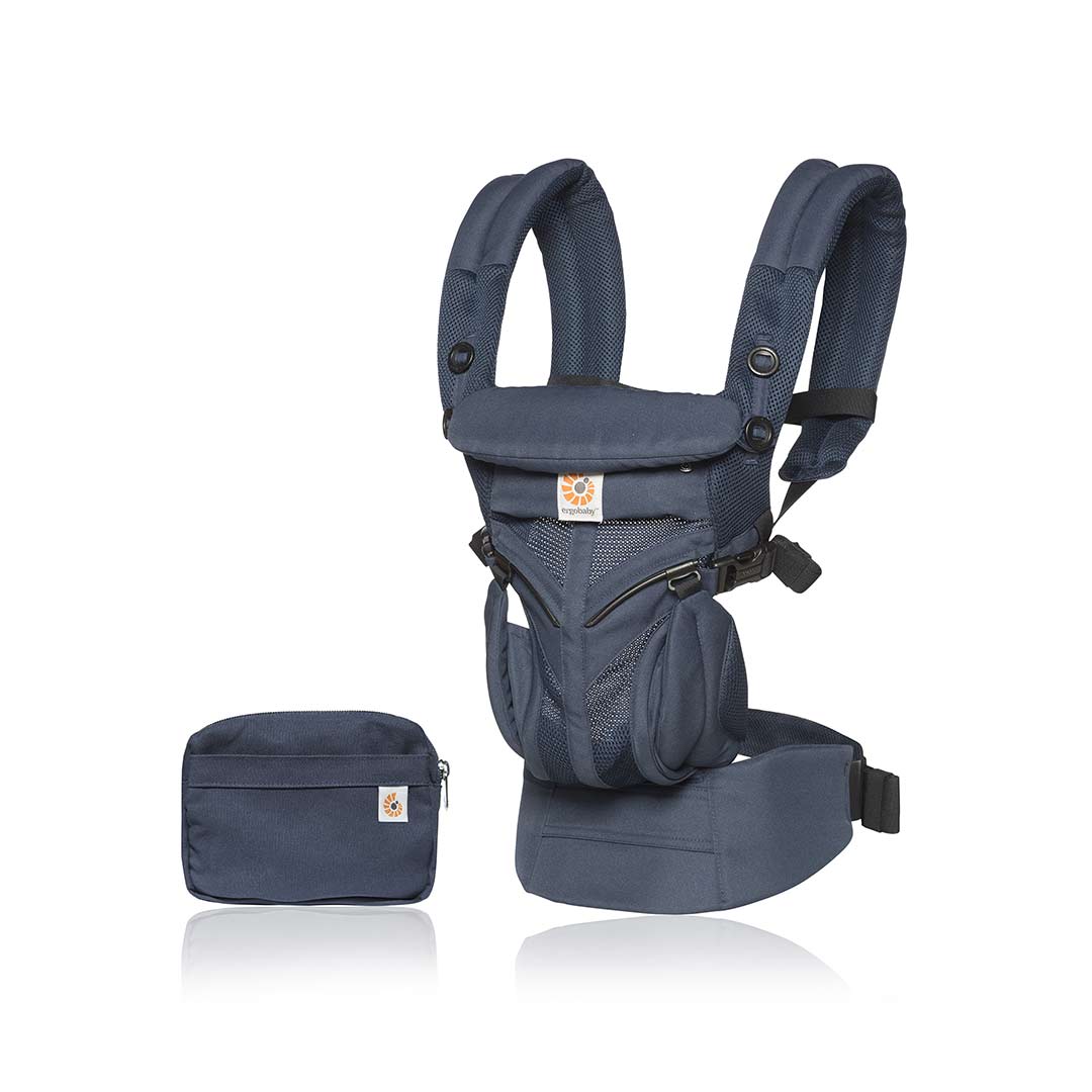 Ergobaby Omni 360 Cool Air Mesh Carrier - Midnight Blue | Natural