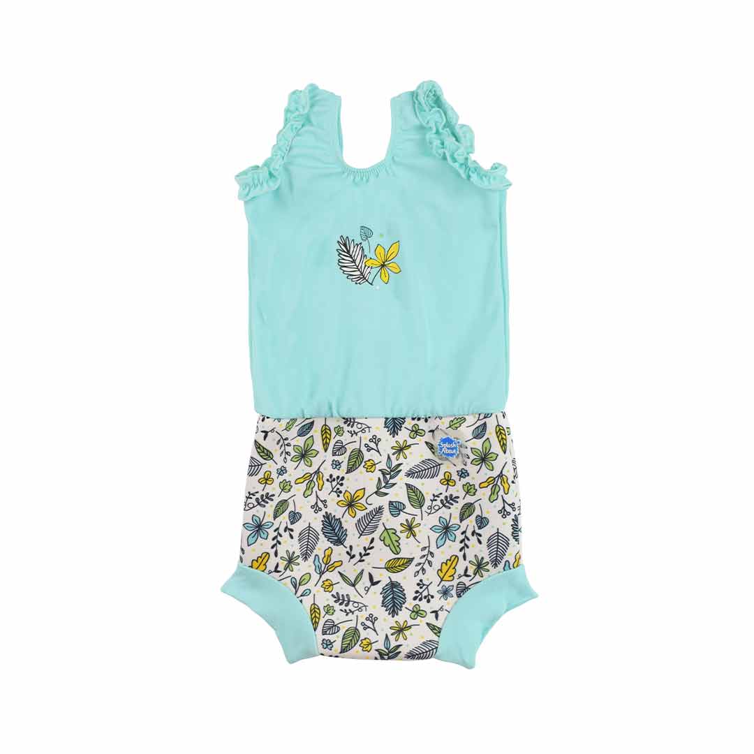 Splash About Happy Nappy Costume Fallen Leaves Natural Baby Shower