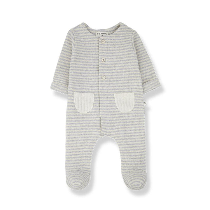 1+ in the family Adria Jumpsuit With Feet - Perla-Sleepsuits- | Natural Baby Shower