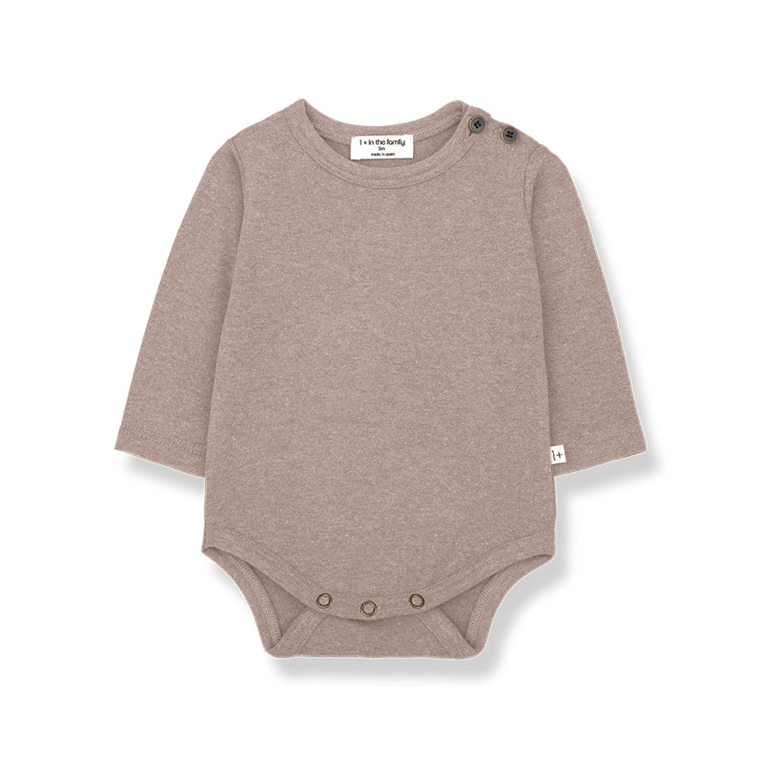 1+ in the family Enric Body - Old-Rose-Bodysuits- | Natural Baby Shower