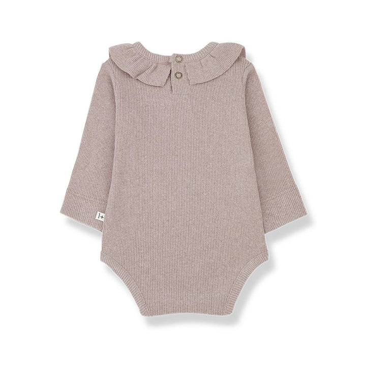 1+ in the family Vera Collar Body - Old-Rose-Bodysuits- | Natural Baby Shower