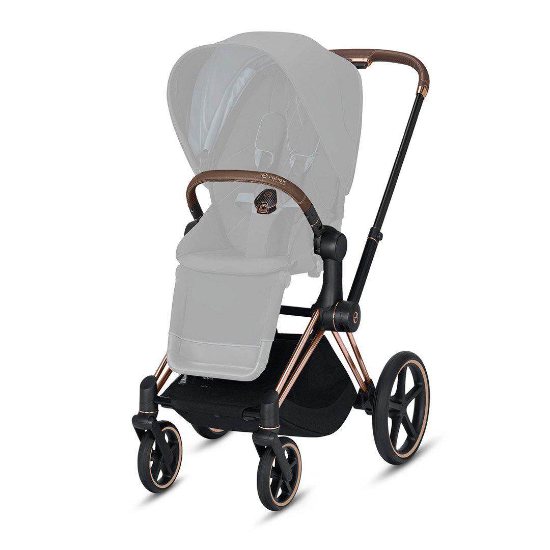 Outlet CYBEX Priam Frame with Seat Hardpart Rose Gold Natural Baby Shower