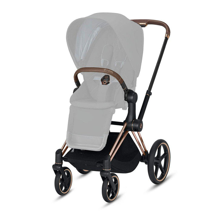 Outlet - CYBEX Priam Frame with Seat Hardpart - Rose Gold-Stroller Frames- | Natural Baby Shower