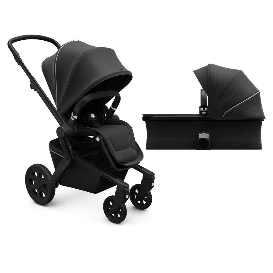 Joolz Hub Pushchair - Brilliant Black (Bundled)-Strollers-None- | Natural Baby Shower