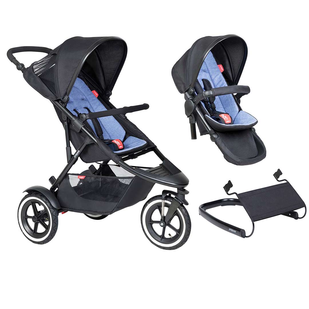 Phil Teds Sport Pushchair Double Kit Natural Baby Shower