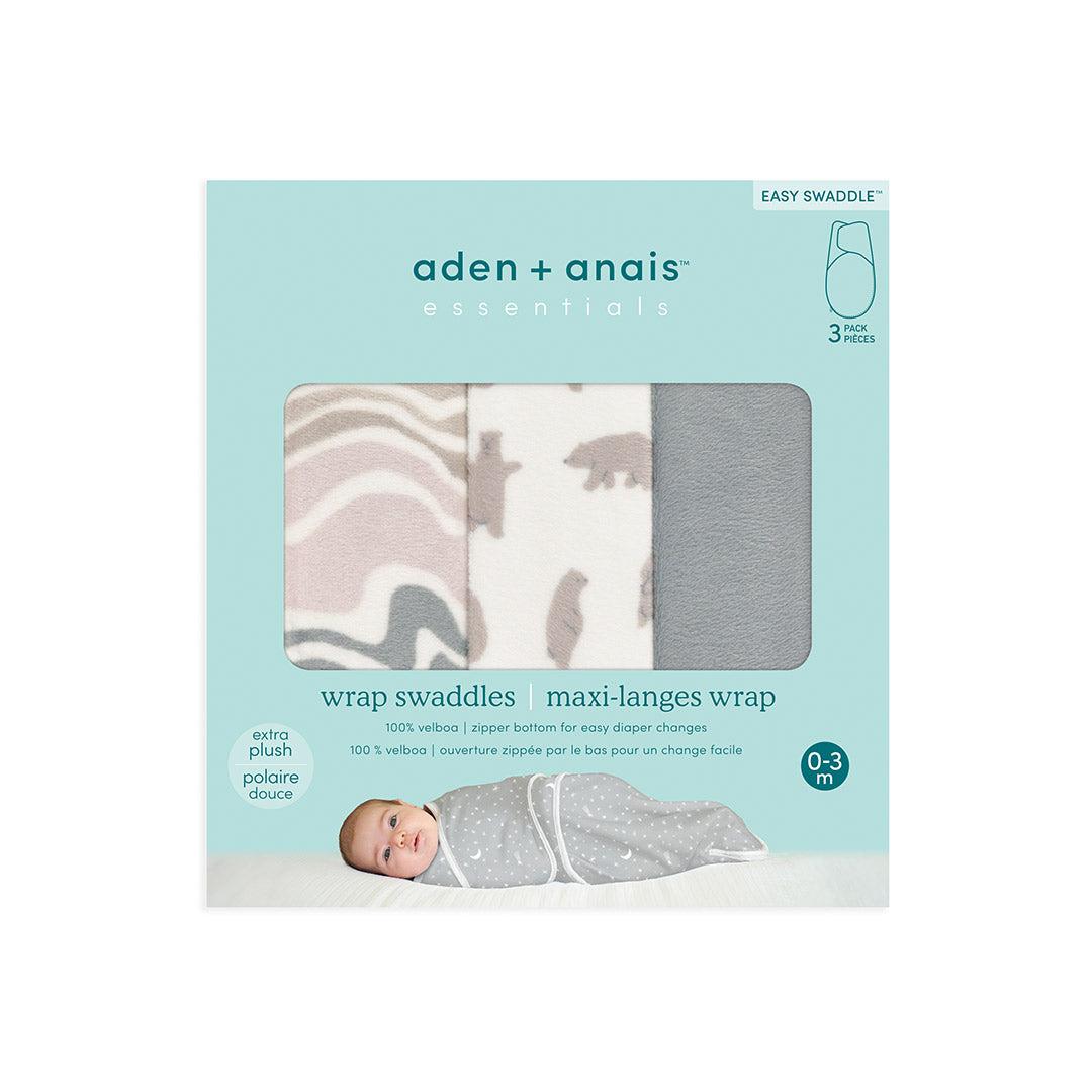 aden anais Essentials Easy Swaddle Wrap Dino-rama 0-3m