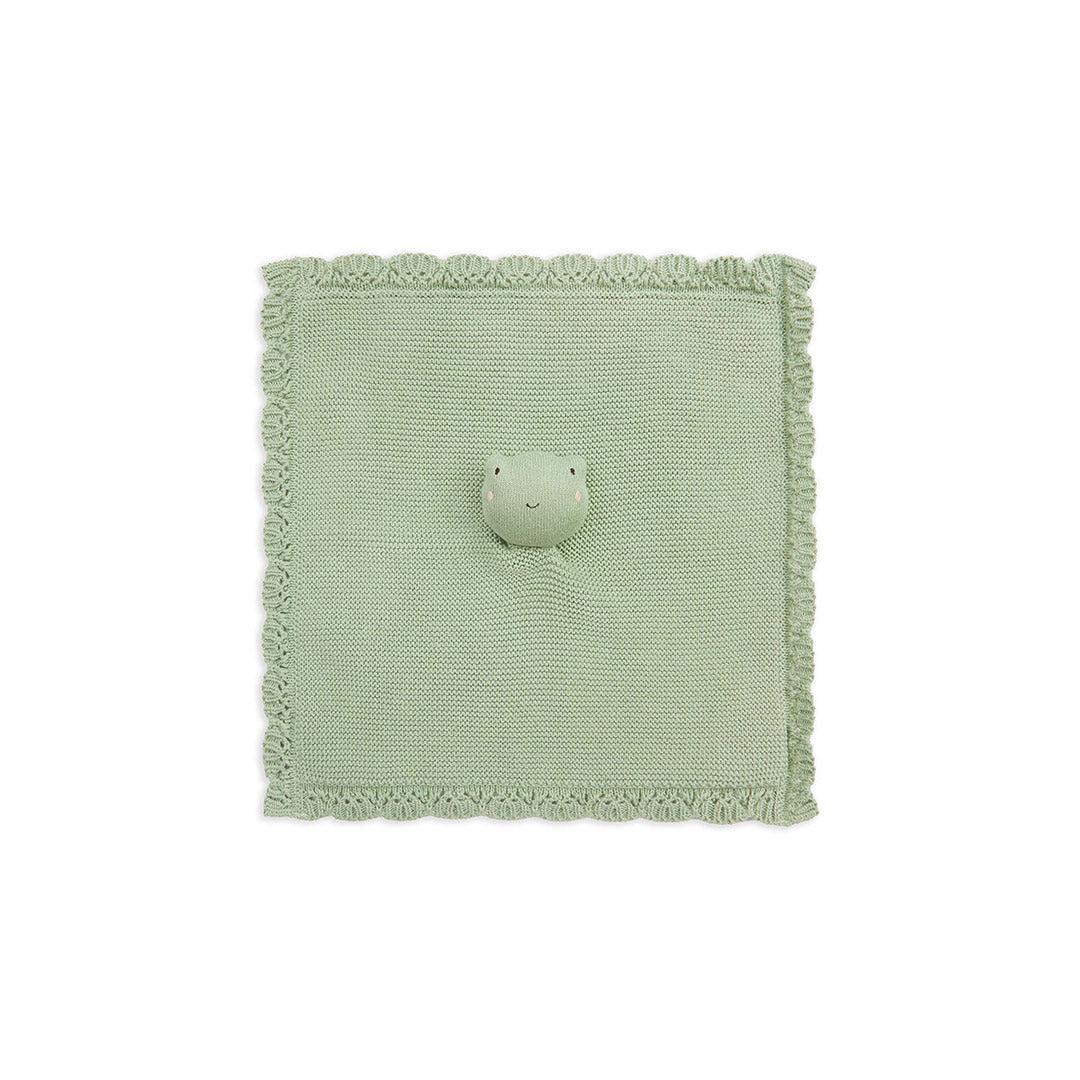 Avery Row Cuddle Cloth - Frog-Comforters-Frog- | Natural Baby Shower