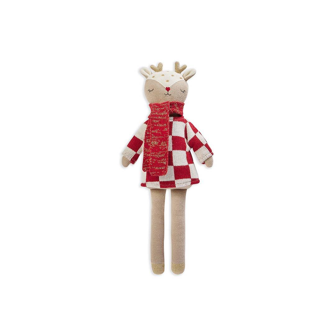 Avery Row Knitted Doll - Reindeer-Dolls-Reindeer- | Natural Baby Shower