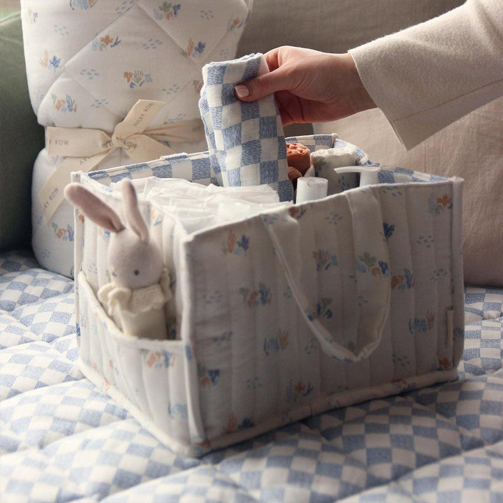 Avery Row Nappy Caddy - Coastline-Nappy Laundry + Storage-Coastline- | Natural Baby Shower