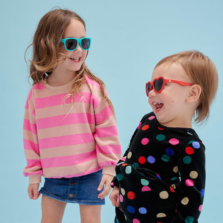 Babiators Original Heart Sunglasses- Candy Apple-Sunglasses-Candy Apple Red-0-2y | Natural Baby Shower