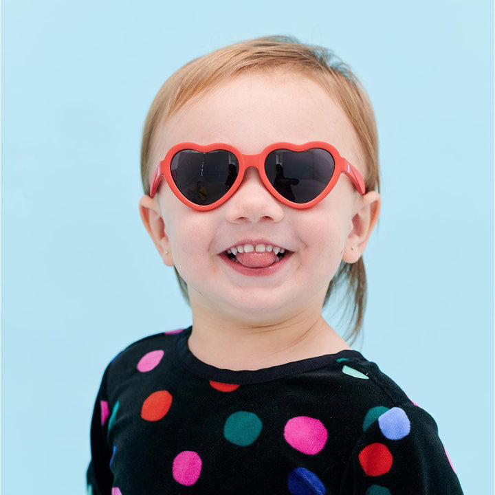 Babiators Original Heart Sunglasses- Candy Apple-Sunglasses-Candy Apple Red-0-2y | Natural Baby Shower