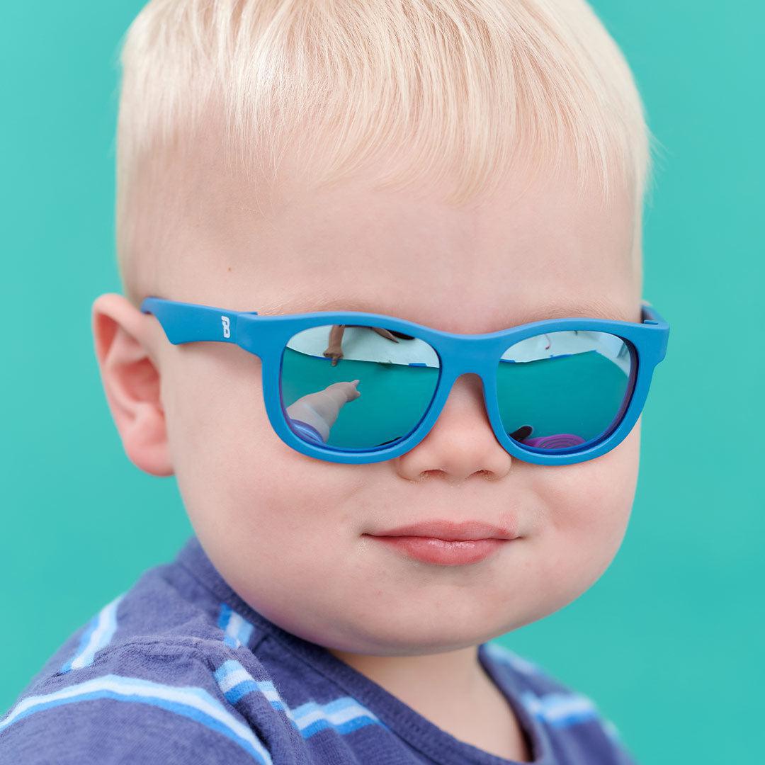 Babiators Polarised Navigator Sunglasses - Midnight Blue-Sunglasses-Midnight Blue-0-2y | Natural Baby Shower