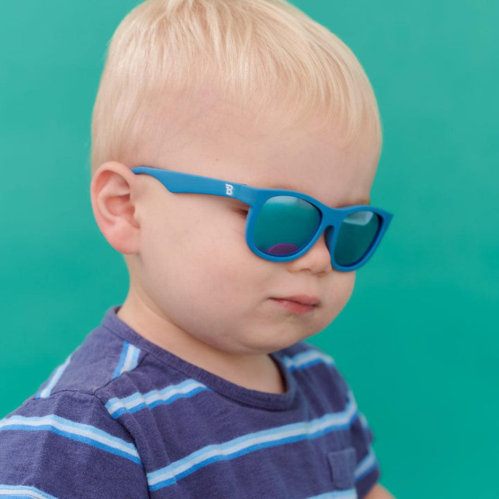 Babiators Polarised Navigator Sunglasses - Midnight Blue-Sunglasses-Midnight Blue-0-2y | Natural Baby Shower