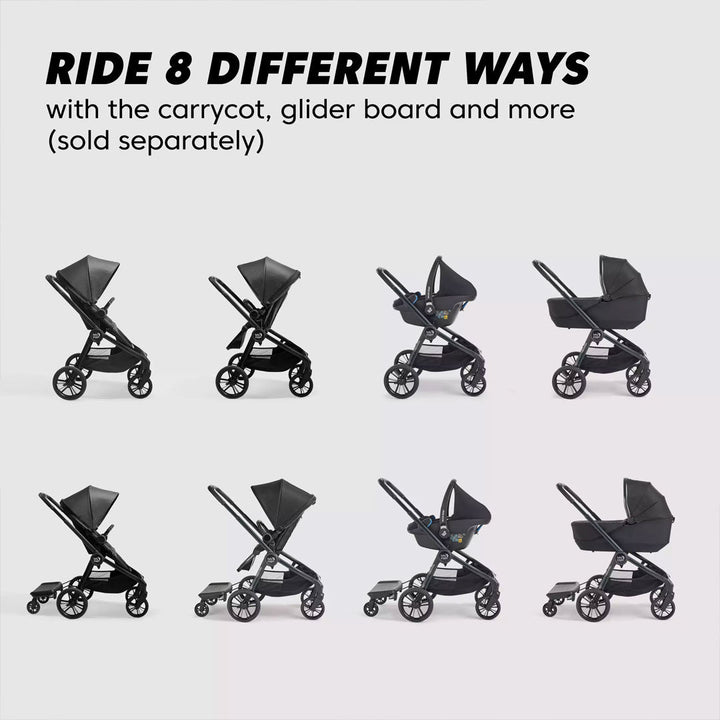 Baby Jogger City Sights Bundle - Stroller + Carrycot + Weather Shield + Belly Bar - Commuter-Stroller Bundles-Commuter- | Natural Baby Shower