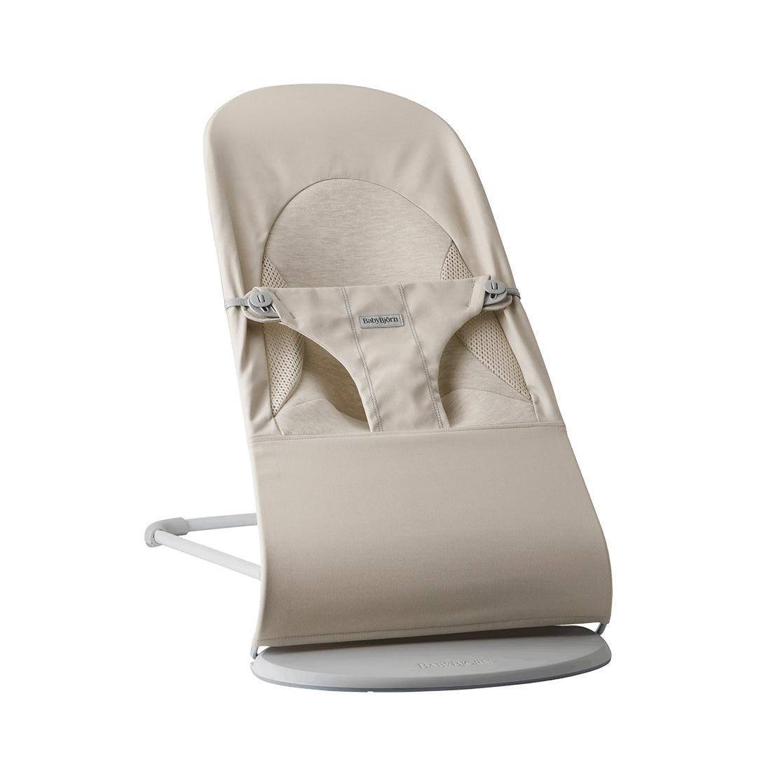 BabyBjörn Balance Soft Tri Fabric - Light Beige-Baby Bouncers-Light Beige-One Size | Natural Baby Shower