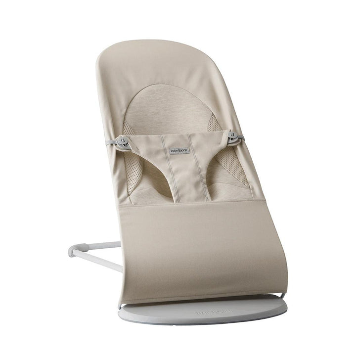 BabyBjörn Balance Soft Tri Fabric - Light Beige-Baby Bouncers-Light Beige-One Size | Natural Baby Shower