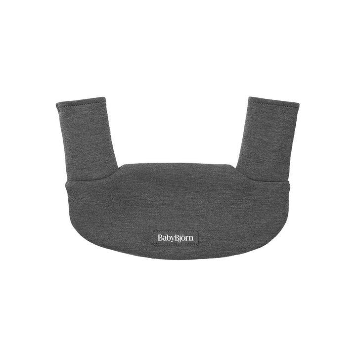 BabyBjörn Bib for Harmony Jersey - Dark Grey-Baby Carrier Inserts-Dark Grey-One Size | Natural Baby Shower