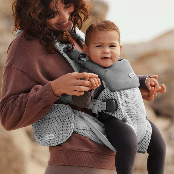 BabyBjörn Carrier Pouch Mesh - Grey-Baby Carriers-Grey-One Size | Natural Baby Shower