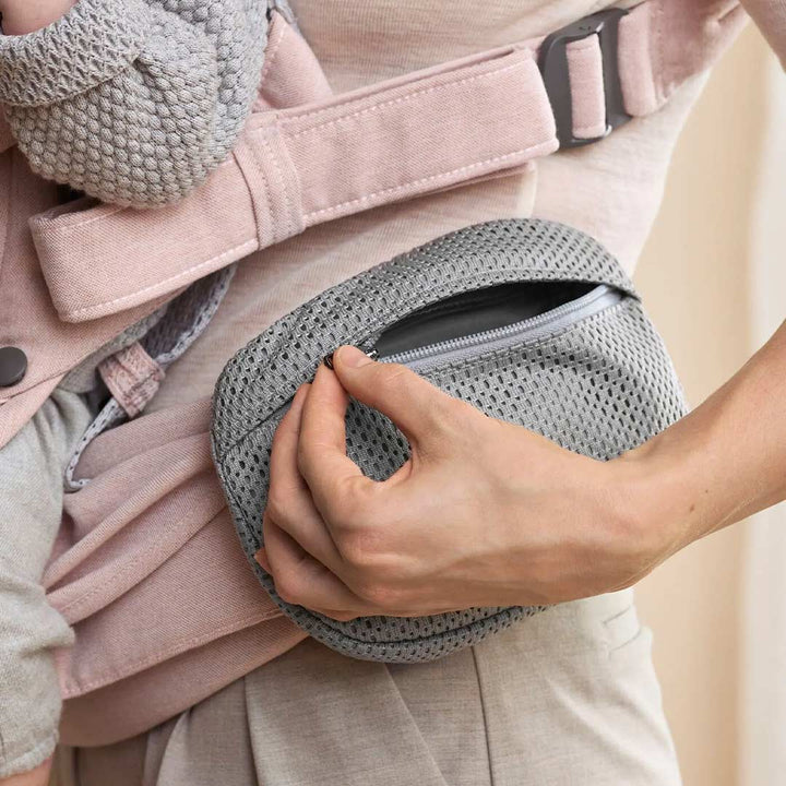 BabyBjörn Carrier Pouch Mesh - Grey-Baby Carriers-Grey-One Size | Natural Baby Shower