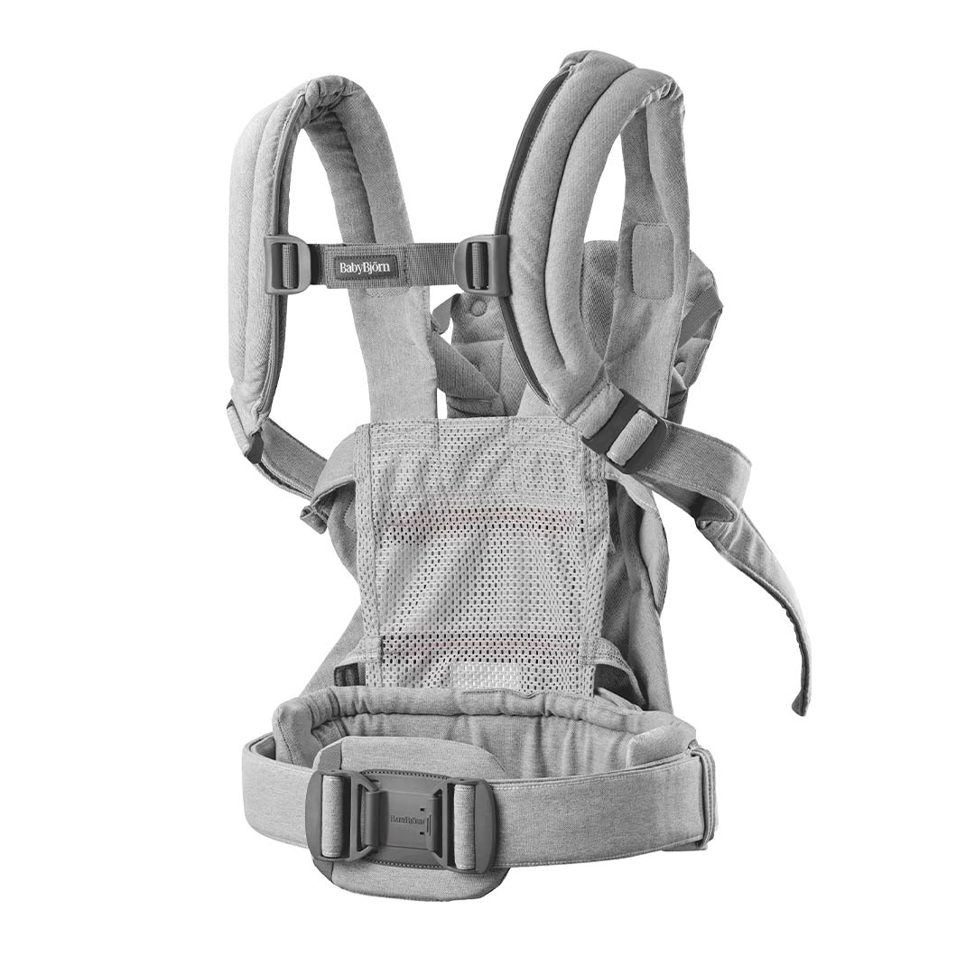 BabyBjörn Harmony Woven Mélange - Light Grey-Baby Carriers-Light Grey-One Size | Natural Baby Shower