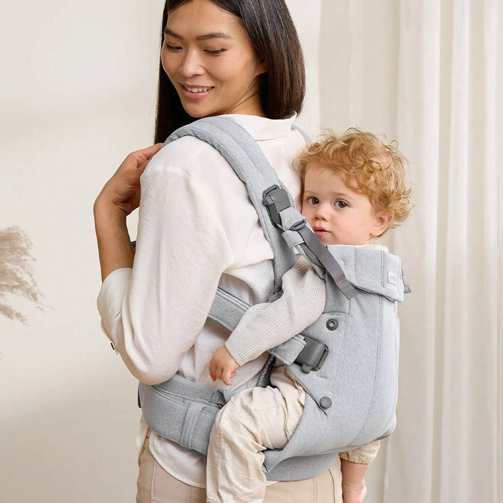 BabyBjörn Harmony Woven Mélange - Light Grey-Baby Carriers-Light Grey-One Size | Natural Baby Shower