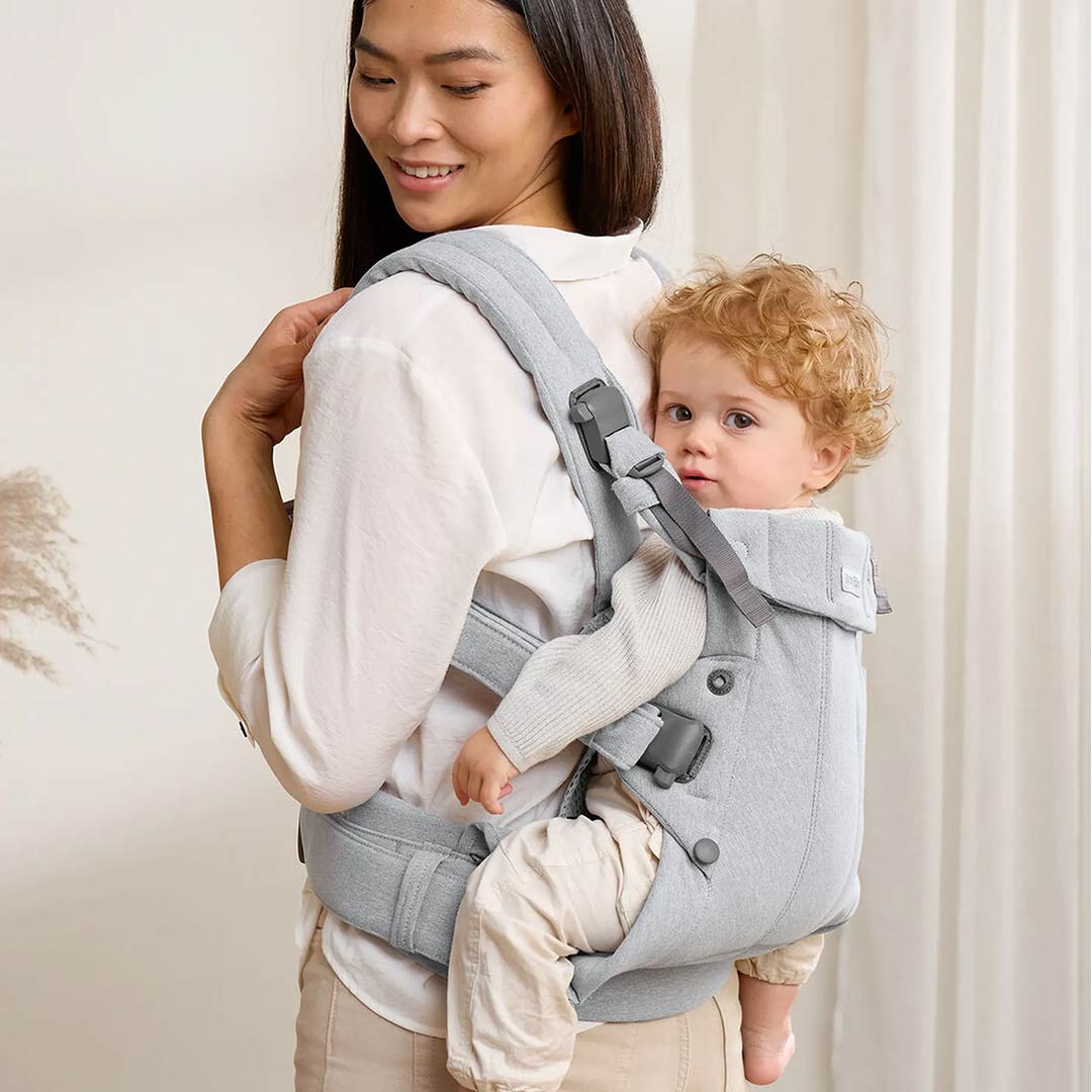 BabyBjörn Harmony Woven Mélange - Light Grey-Baby Carriers-Light Grey-One Size | Natural Baby Shower