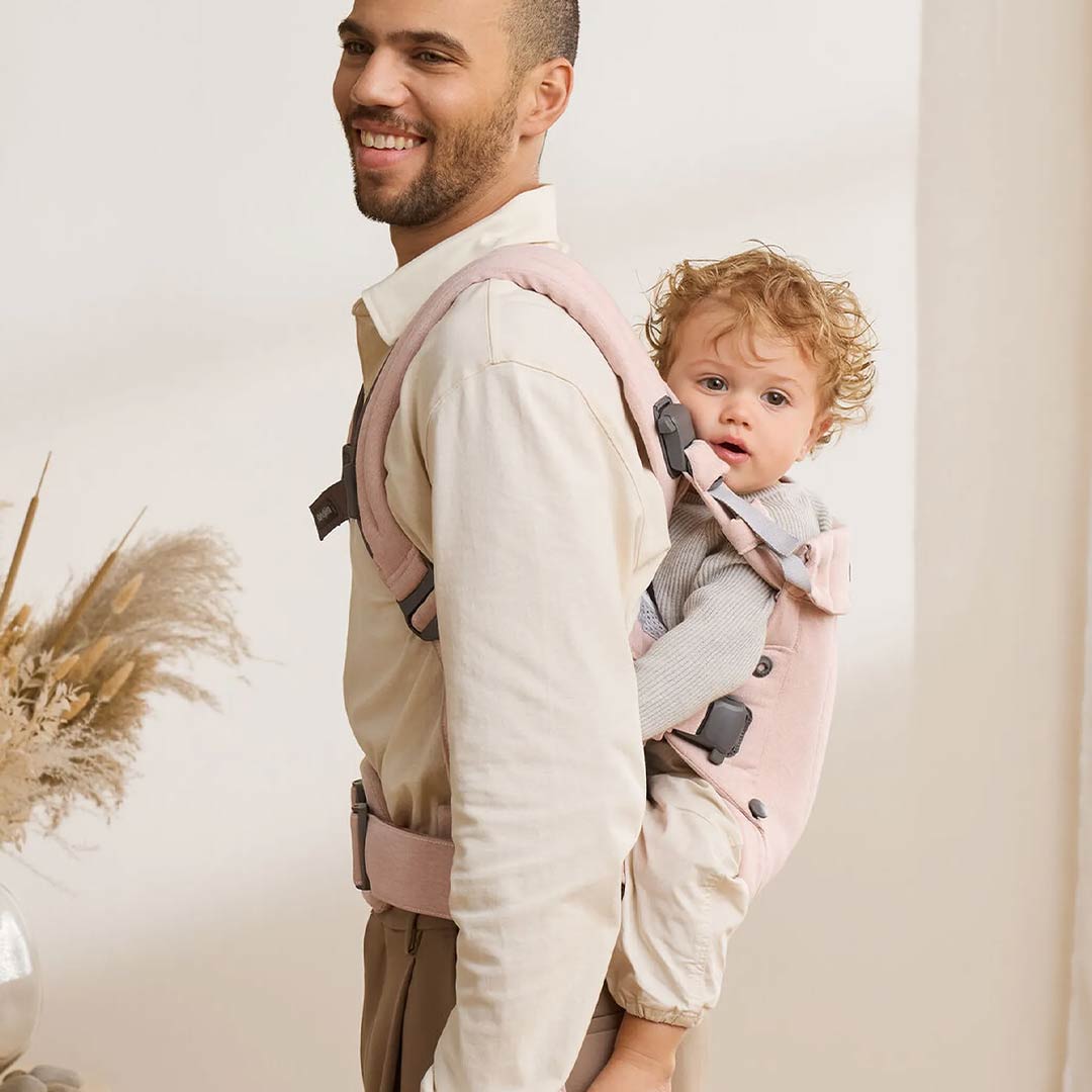 BabyBjörn Harmony Woven Mélange - Light Pink-Baby Carriers-Light Pink-One Size | Natural Baby Shower