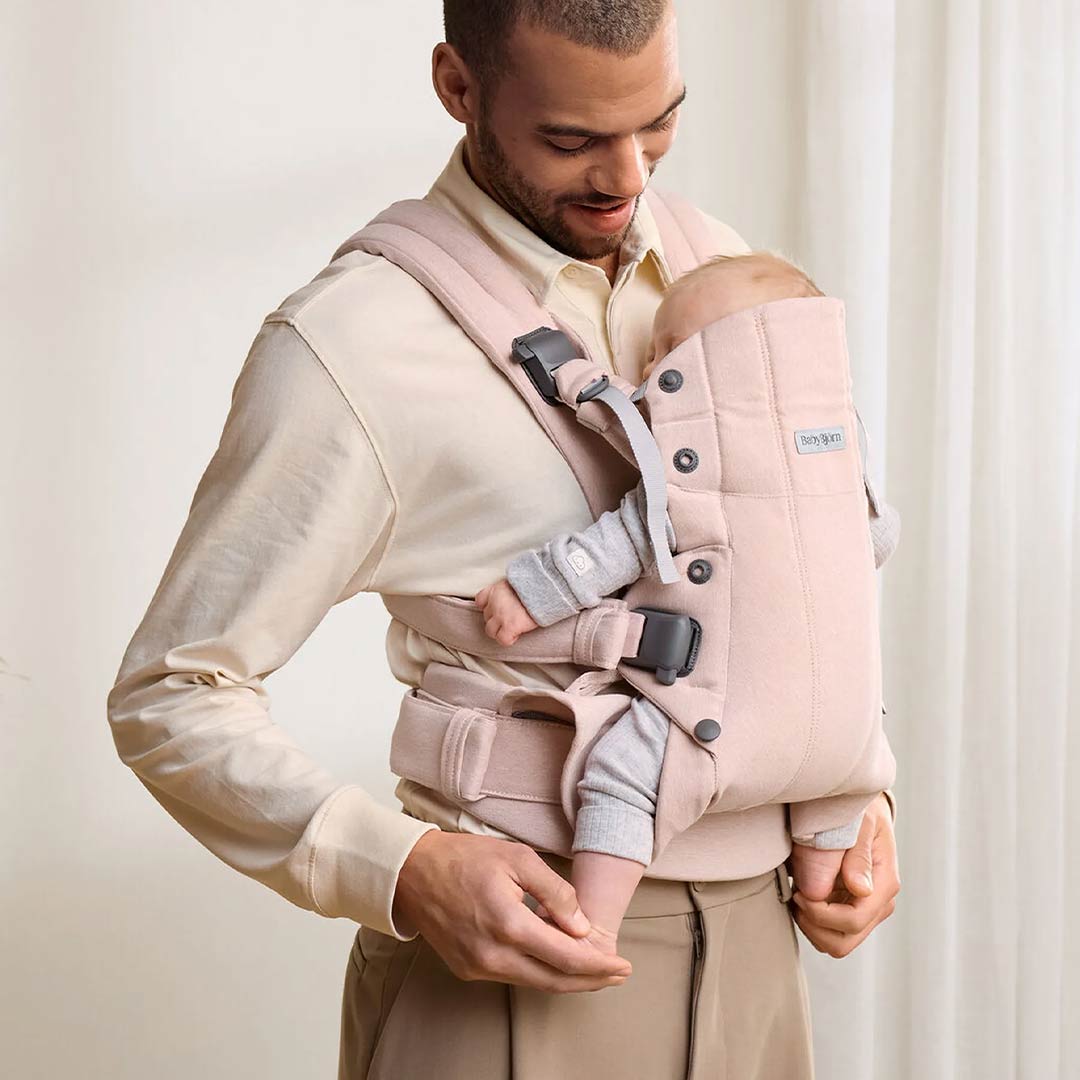 BabyBjörn Harmony Woven Mélange - Light Pink-Baby Carriers-Light Pink-One Size | Natural Baby Shower