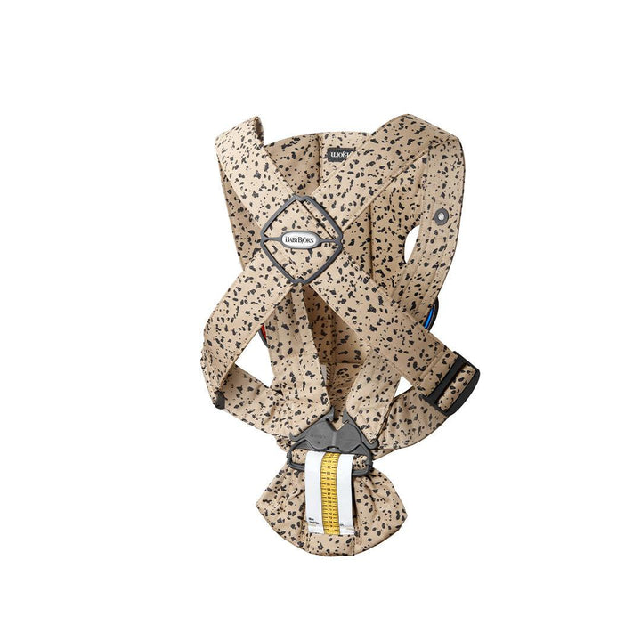 BabyBjorn Mini Woven Baby Carrier - Beige/Dark Grey-Baby Carriers- | Natural Baby Shower