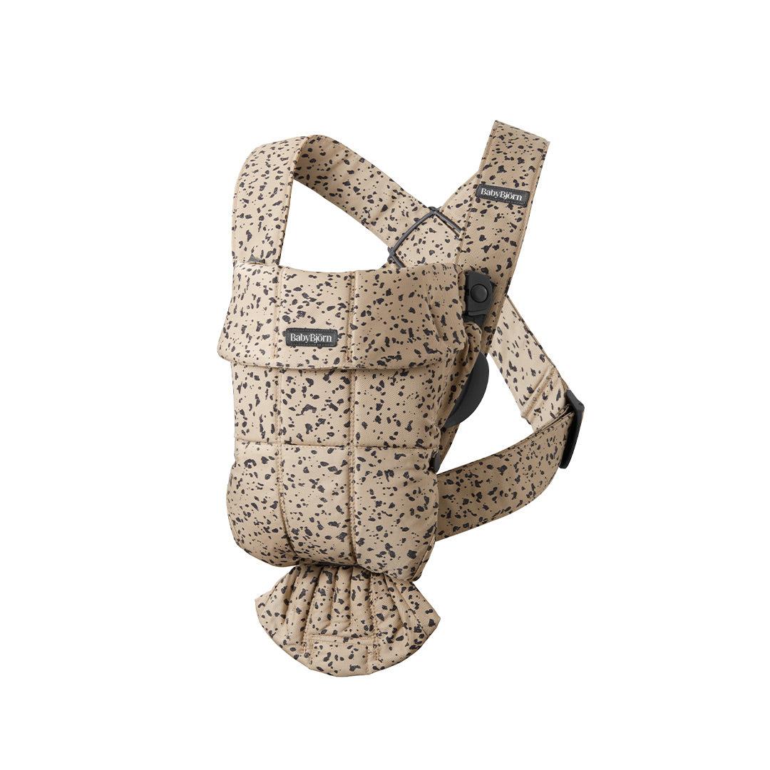 BabyBjorn Mini Woven Baby Carrier Beige Dark Grey Natural Baby Shower