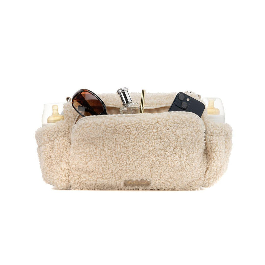 Babymel Teddy Stroller Bag - Cream-Changing Bags-Cream-23cm x 32cm x 10cm | Natural Baby Shower