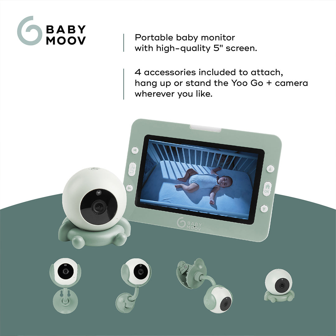 babymoov YOO Go Plus 5" HD Video Monitor - Green