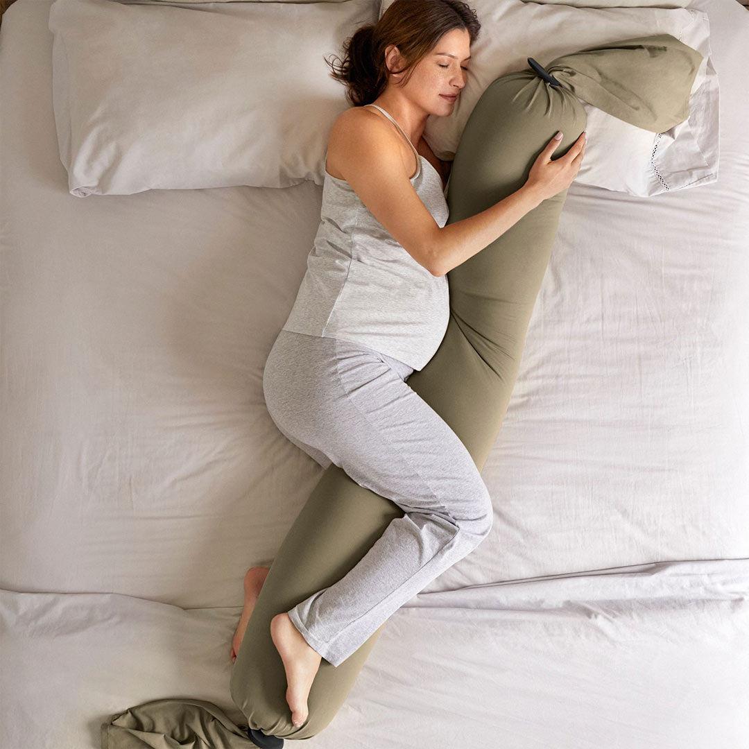 bbhugme Pregnancy Pillow - Dusty Olive-Pregnancy Pillows- | Natural Baby Shower