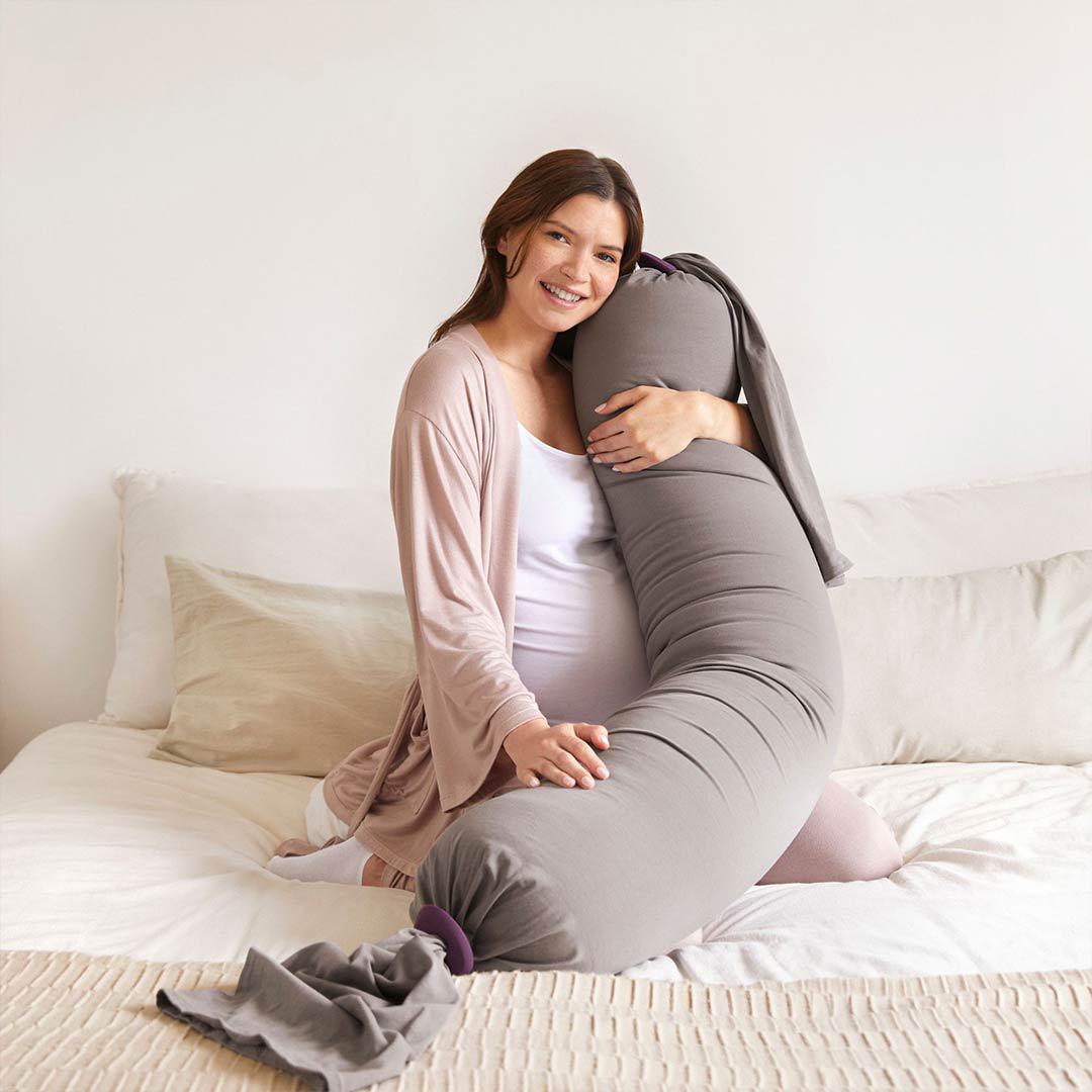 bbhugme Pregnancy Pillow - Stone-Pregnancy Pillows- | Natural Baby Shower