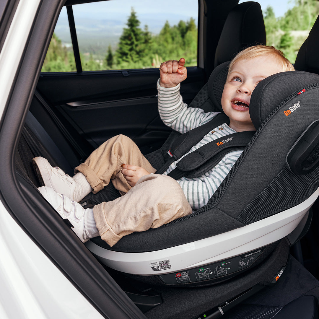 BeSafe Beyond 360 Car Seat - Anthracite Mesh-Car Seats- | Natural Baby Shower