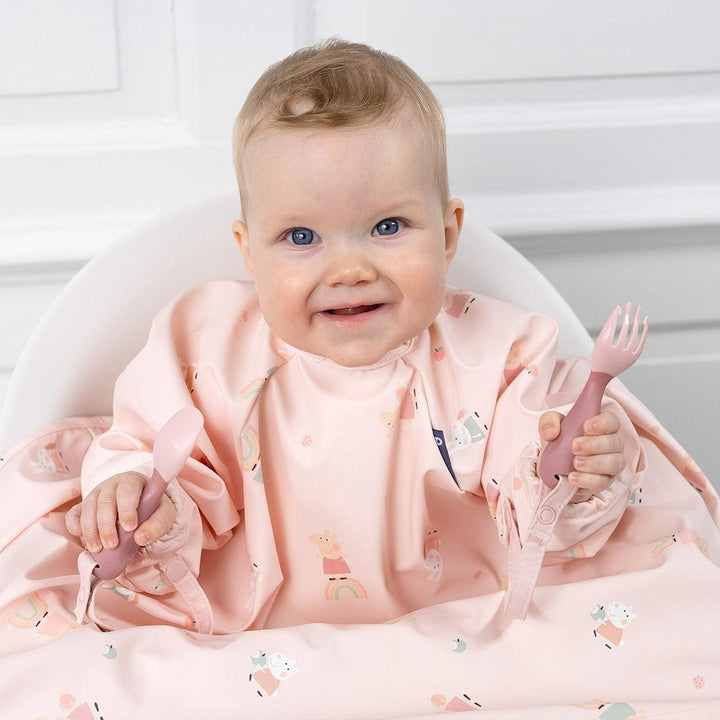 Bibado Long Sleeve Coverall Weaning Bib - Peppa Pig-Bibs-Peppa Pig- | Natural Baby Shower