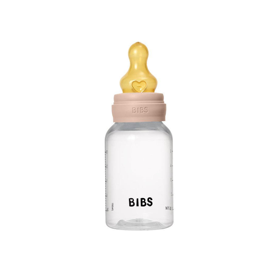 BIBS Baby Bottle Latex 1 Pack - Blush-Baby Bottles-Blush-150ml | Natural Baby Shower