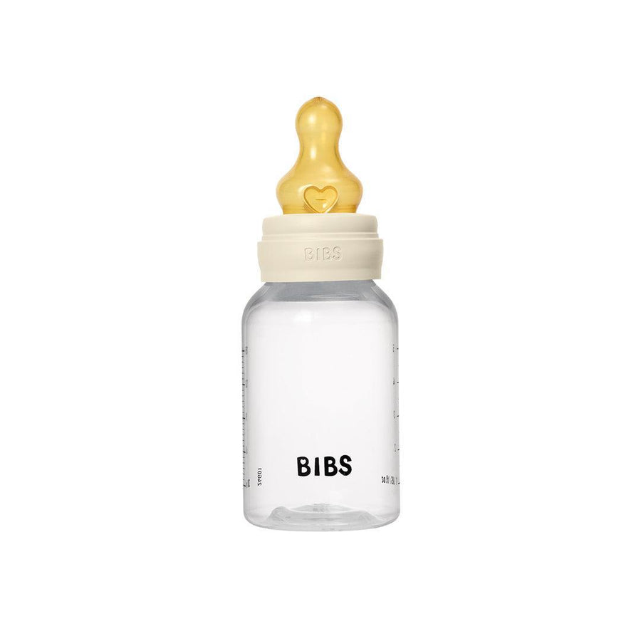 BIBS Baby Bottle Latex 1 Pack - Ivory-Baby Bottles-Ivory-150ml | Natural Baby Shower