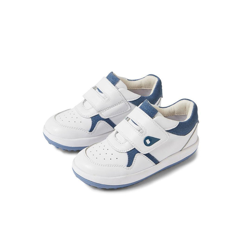 Bobux I-Walk Baseline - White-Elemental Blue-Trainers-White-Elelmental Blue-23 | Natural Baby Shower