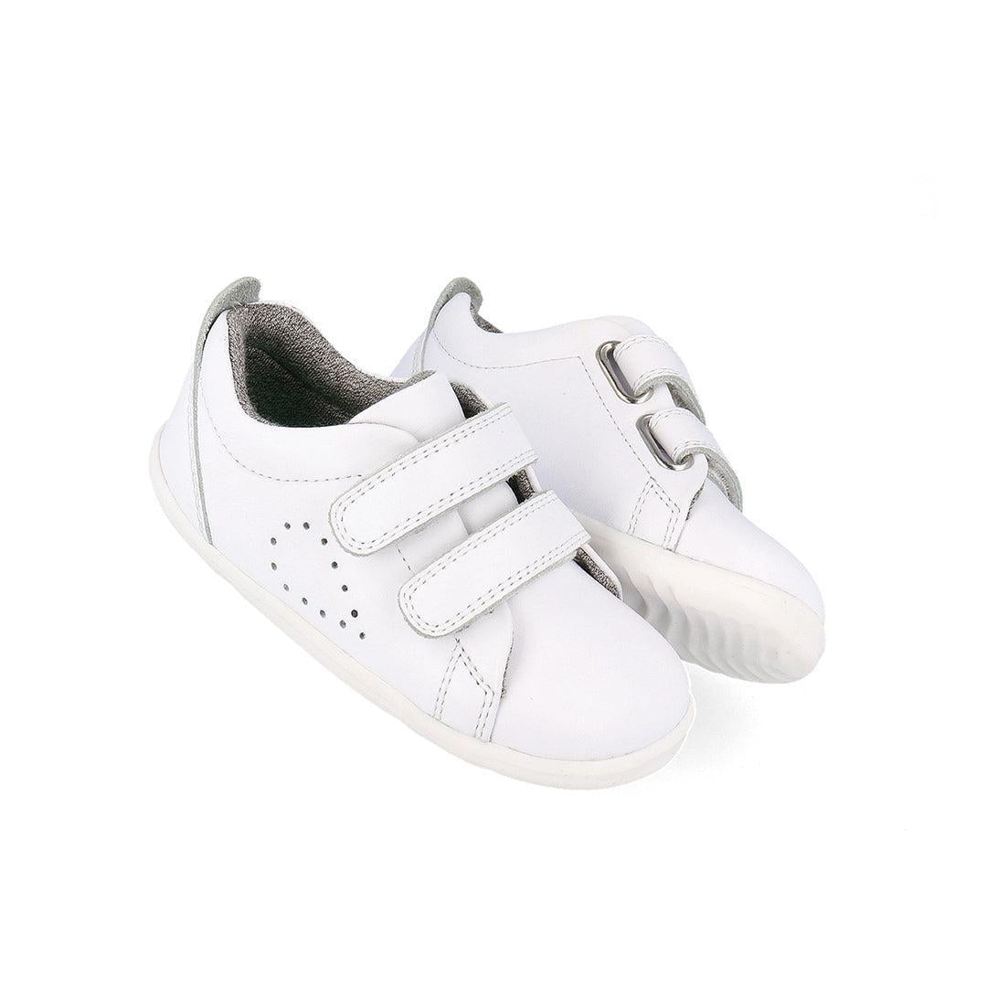 Bobux I-Walk Grass Court - Optical White-Trainers-Optical White-23 | Natural Baby Shower