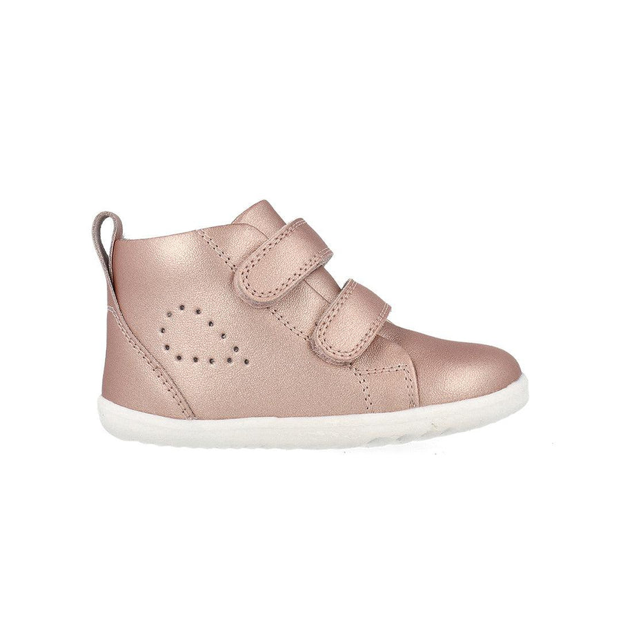 Bobux Step Up Grass Court High Boots - Rose Gold-Boots- | Natural Baby Shower