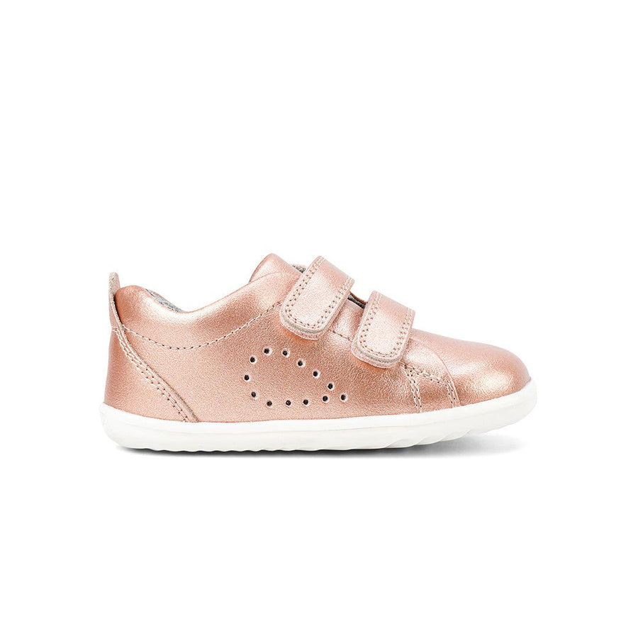 Bobux Step Up Grass Court Shoes - Rose Gold-Shoes- | Natural Baby Shower