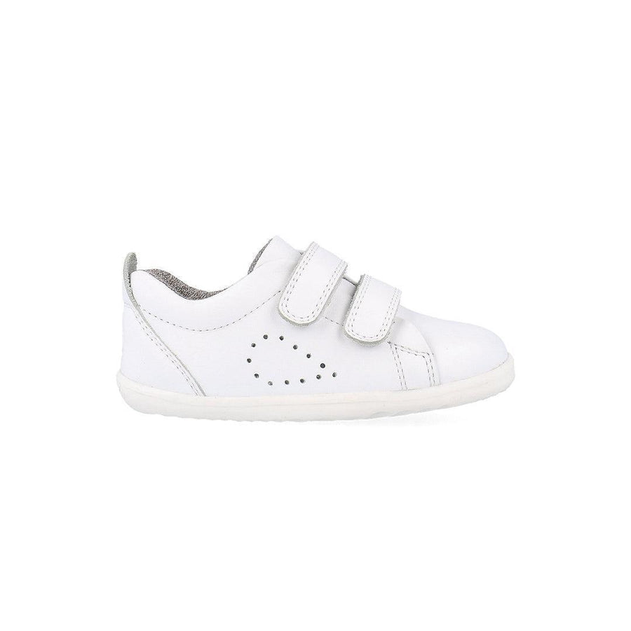 Bobux Step Up Grass Court - Optical White-Trainers-Optical White-20 | Natural Baby Shower