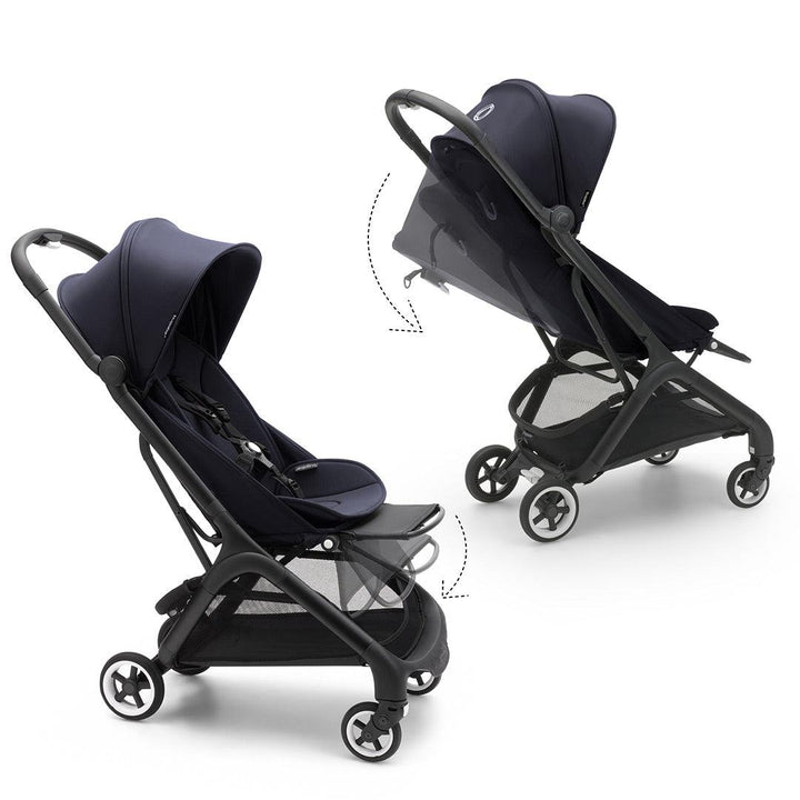 Bugaboo Butterfly + Cloud T Bundle - Stormy Blue-Travel Systems-No Base- | Natural Baby Shower