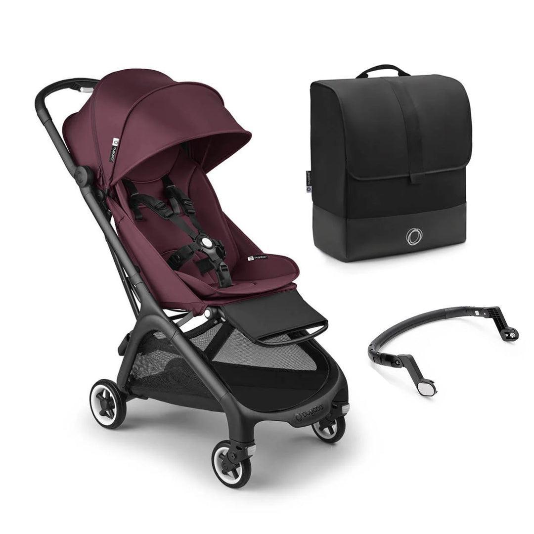 Bugaboo Butterfly Travel Pushchair - Dark Cherry-Strollers-With Bumper Bar- | Natural Baby Shower