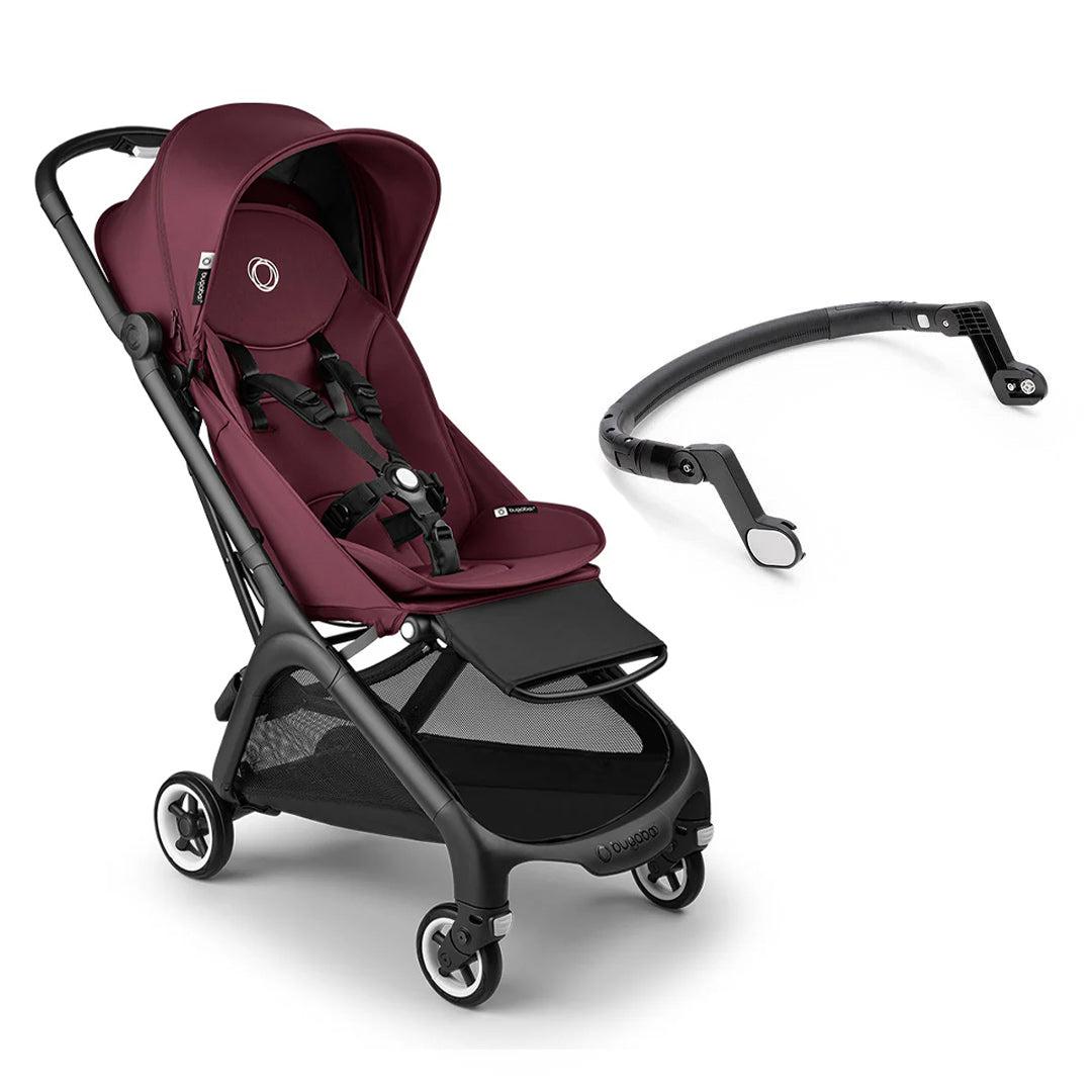 Bugaboo Butterfly Complete Pushchair - Dark Cherry-Strollers-Dark Cherry-No Bumper Bar | Natural Baby Shower