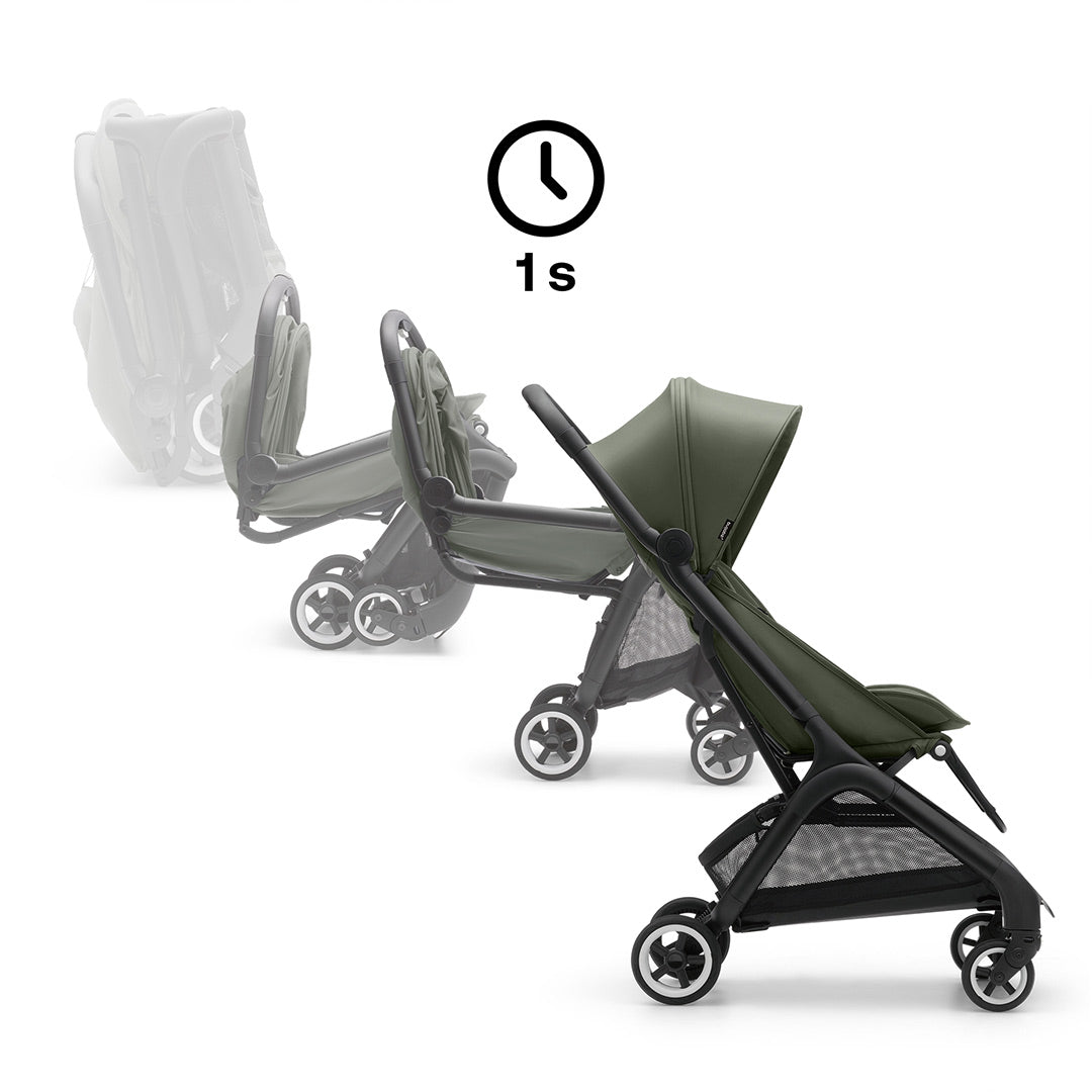 Bugaboo Butterfly + Cloud T Bundle - Forest Green-Travel Systems-No Base- | Natural Baby Shower